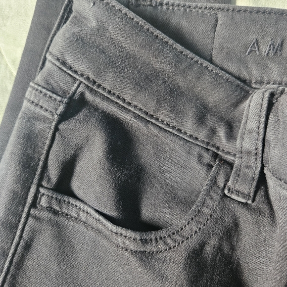 AMERICAN EAGLE Black Hi-Rise Jegging Lace Patched Distressed Size 0 NWT AE - Picture 6 of 13